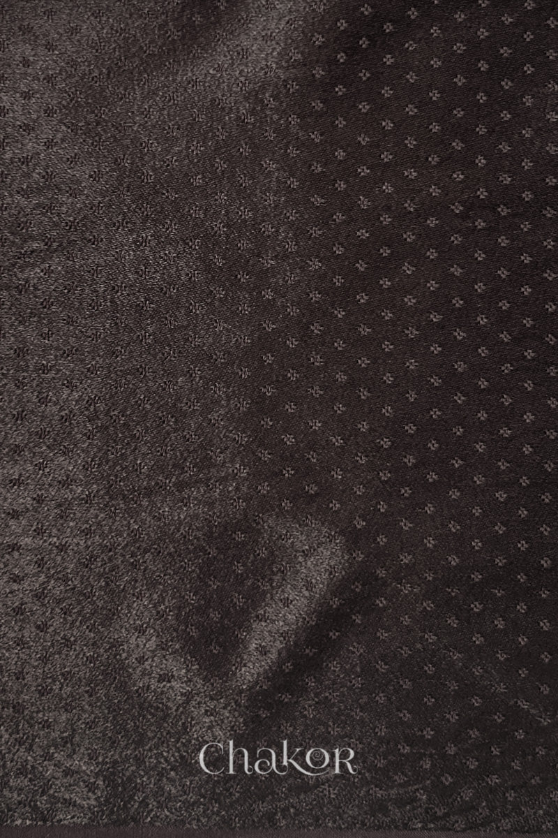 Coffee Brown Mashru Kurta Fabric - 3 mtr