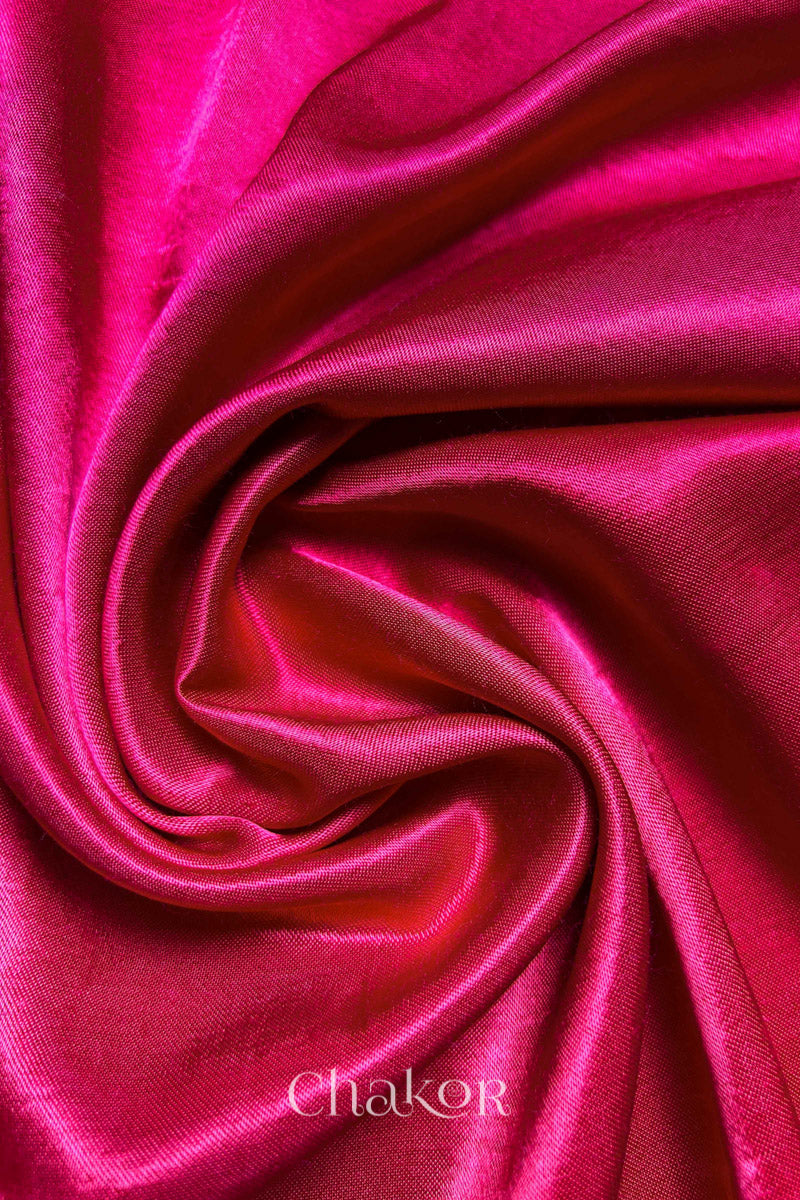 Rani Mashru Embroidered Blouse Fabric