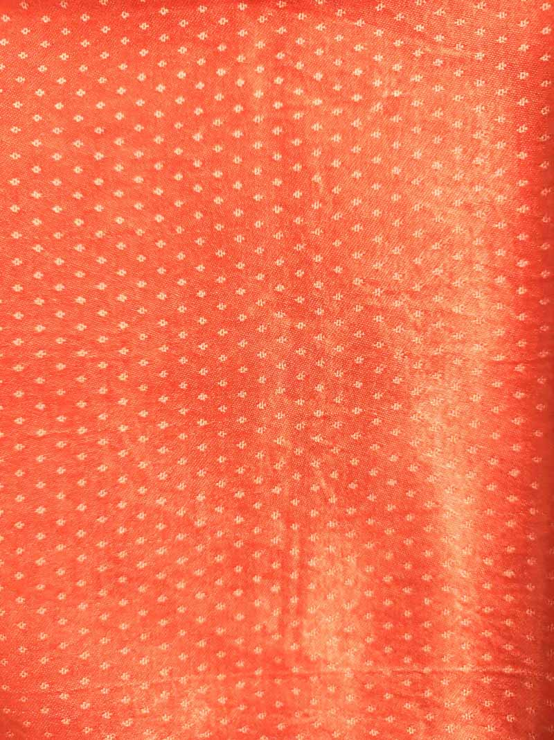 Peach Mashru Blouse Fabric