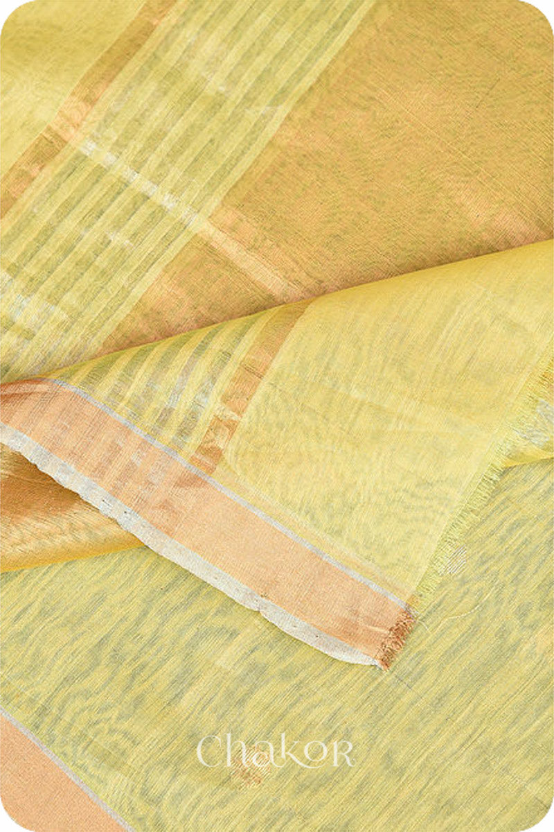 Cream Chanderi Silk Cotton Dupatta