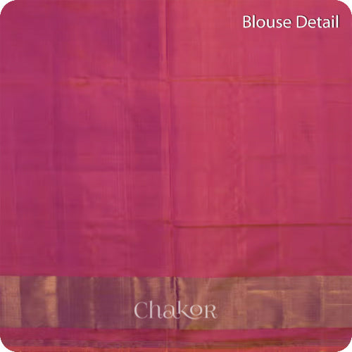 Pink Patola Mulberry Silk Saree