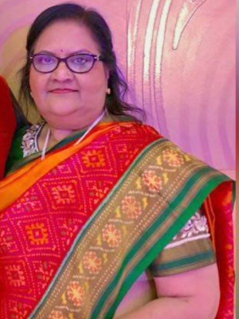 Harshada Shah wearing a Patola saree from CHAKOR
