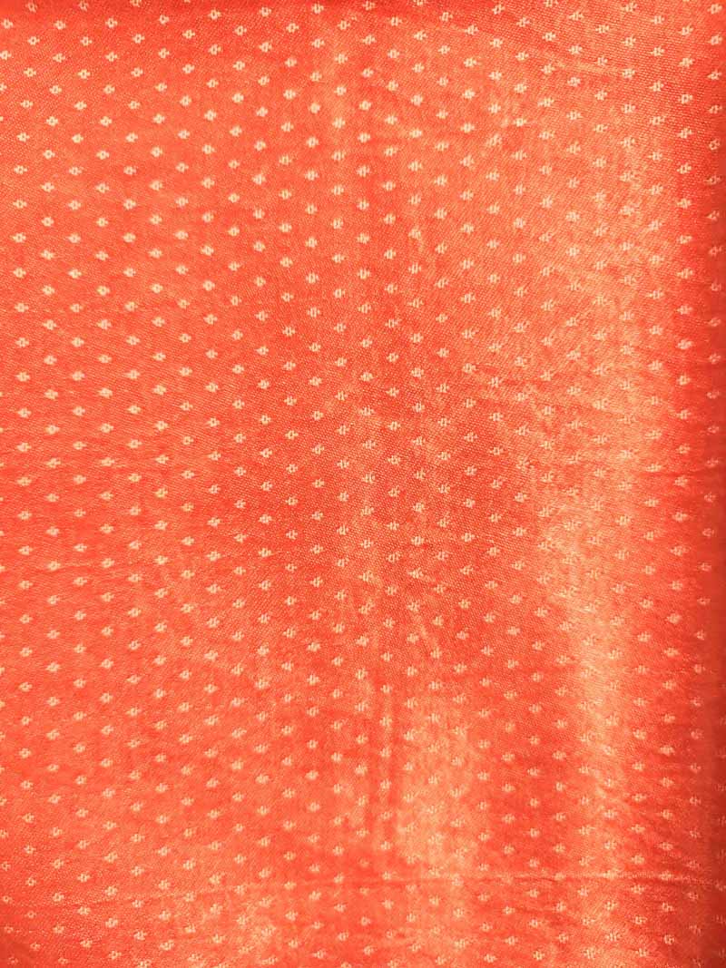 Peach  Mashru Blouse Fabric