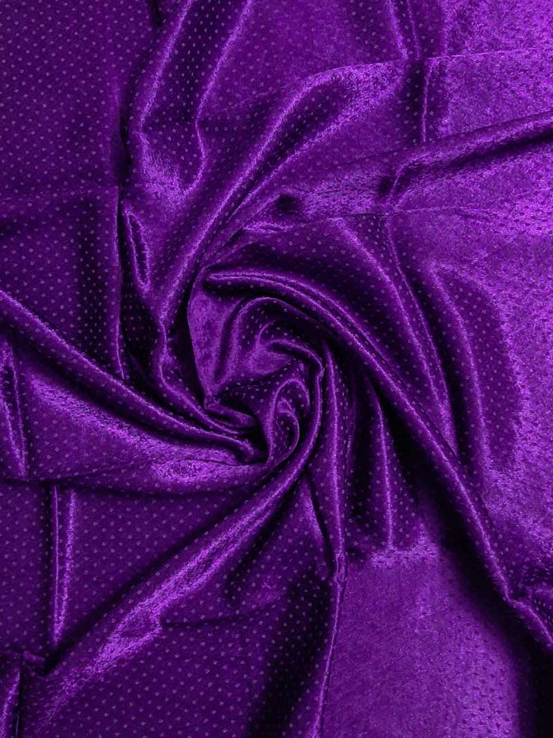 Purple Mashru Fabric Length - 2.75 mtr