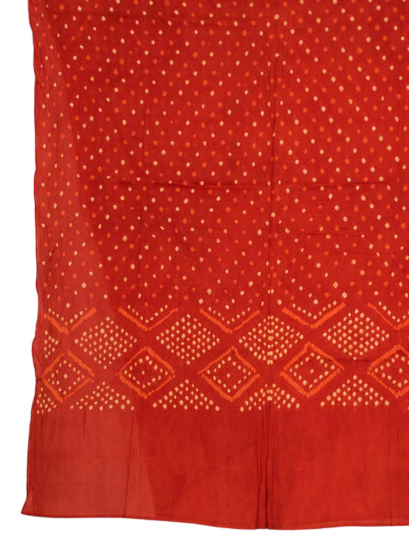 Brown Rust Kurta Set with dupatta