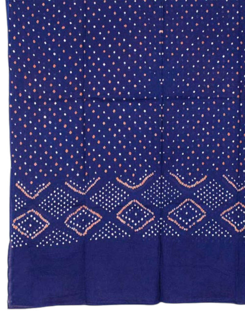 Magenta Blue Kurta Set with dupatta