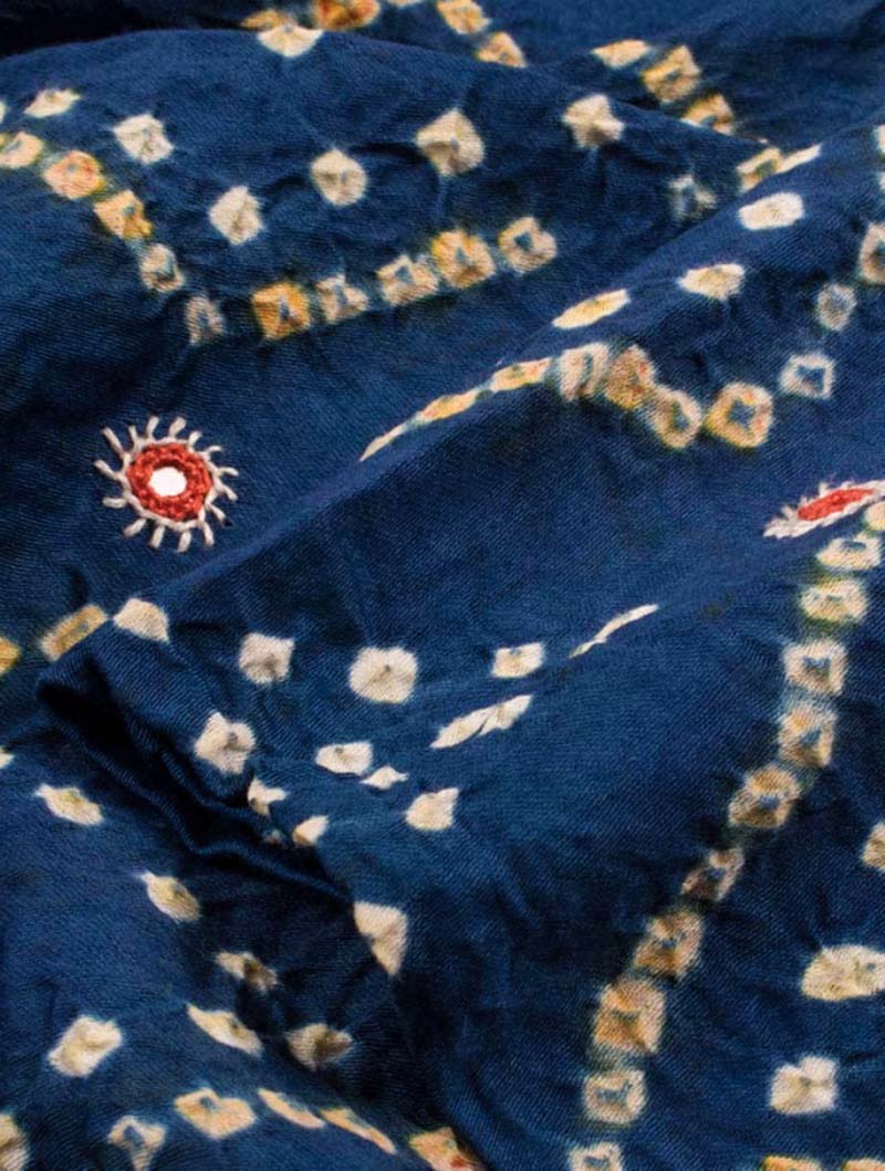 Indigo Rust Kurta Set with dupatta