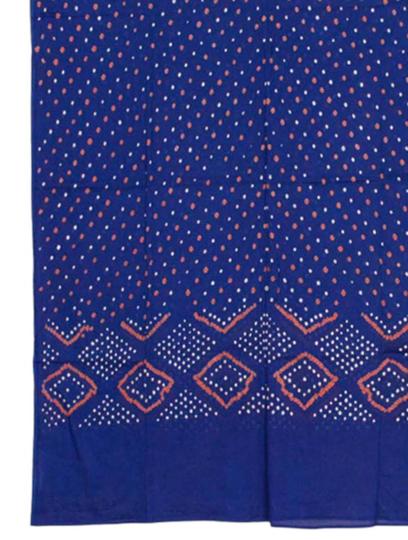 Rust Blue Kurta Set with dupatta